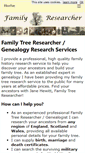 Mobile Screenshot of familyresearcher.co.uk