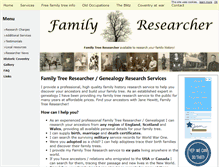 Tablet Screenshot of familyresearcher.co.uk